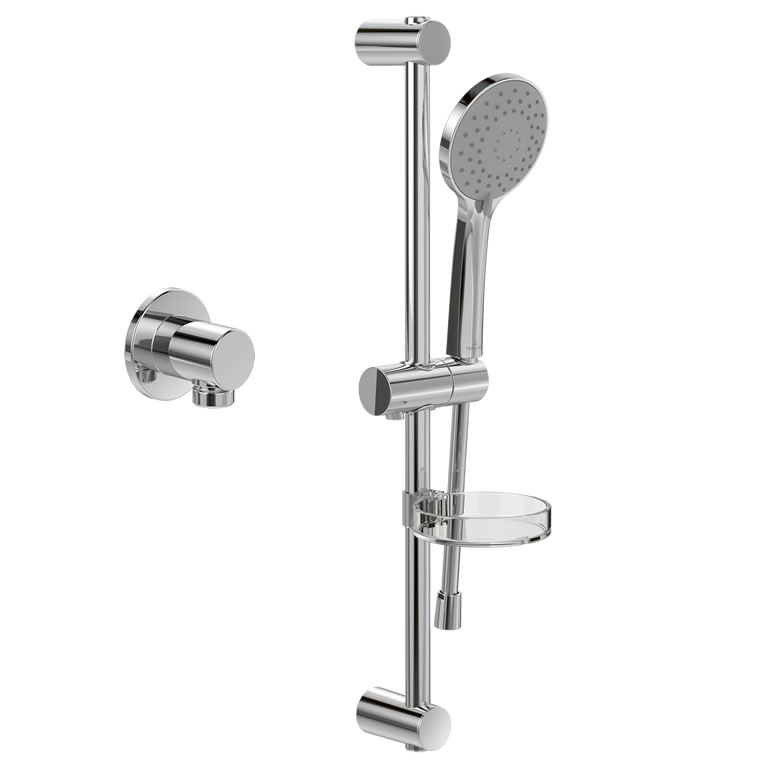 Villeroy & Boch Round Complete Slide Rail Shower Set Sanctuary Bathrooms